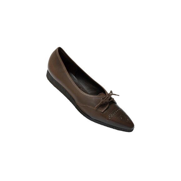 Tewa (Austria) 70s Vulcanized Outsole Low Wedge Blind-Laced Vamp Hybrid